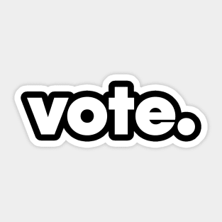 vote. Sticker